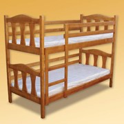 Кровать двухъярусная, кровать Львов, Кровать деревянная, ліжко двоярусне