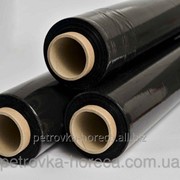 Стрейч-пленка черная 20мкм, 195м,1,9кг, ширина 500мм фото