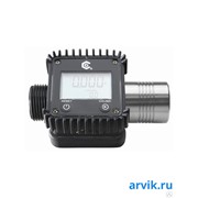 Электронный счетчик для AdBlue, 8-110 л/мин, стальной адаптер 1“ BSP (FF) фото