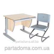 Набор универсальной мебели Дэми: стол СУТ.14-00 клен/серый, стул СУТ.01 фото