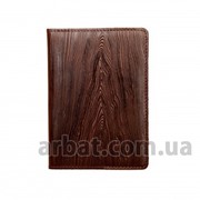 Обложка кожа для паспорта Board* коричневый фото