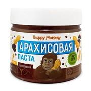 Арахисовая паста "Шоколадная" Happy monkey