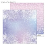 Бумага для скрапбукинга «Дыхание зимы», 30,5 × 30,5 см фотография