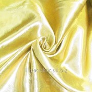 Портьерная ткань Blackout цвет золото рисунок цветы