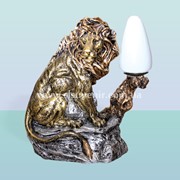 Интерьерный светильник статуя Лев фото
