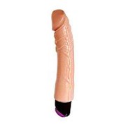 Вибратор телесного цвета Realistic Cock Vibe - 20 см. фотография