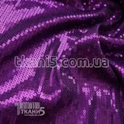 Ткань Пайеточная ткань гладь ( фиолетовый ) 5610 фото