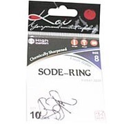 Крючки KOI Sode-Ring “KH841-8BN“ №8 AS, (10 шт.) BN фотография
