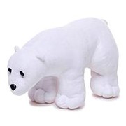 Мягкая игрушка Белый мишка 30 см арт.1655 фото