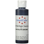 Гелевый краситель AmeriColor 128г. №204 Шоколадно Коричневый Chocolate Brown фотография