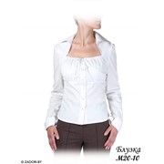 Хлопковая белая блуза фотография