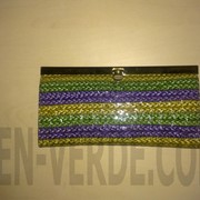 Кожаный кошелек на оригинальной застежке H.verde 2263-D56 D60 фото