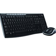 Комплекты клавиатура+мышь Logitech Keyboard and Mouse Logitech MK270 Wireless USB EN/RU black