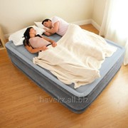 Двухспальный надувной матрас Intex 67770 203 Х 152 Х 33 См, серый фото