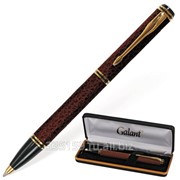 Ручка шариковая Galant GFP017, подарочная, корпус темно-коричневый, золотистые детали, синяя