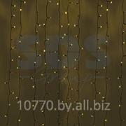 Гирлянда “Светодиодный Дождь“ 2х9м, постоянное свечение, черный провод, 220В, диоды ЖЕЛТЫЕ, NEON-NIGHT фотография