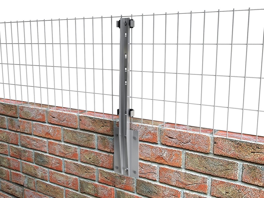 Козырьковые заграждения КЗР для бетонных или кирпичных заграждений в ...