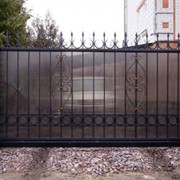Ворота ковані та автоматику - ворота металеві фото