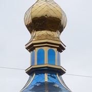 Купола из нержавеющей стали производства Златовест с напылением под ЗОЛОТО (нитрид титана). Золотой купол фото