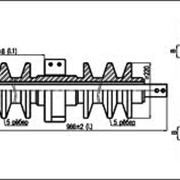 Изоляторы керамические проходные армированные ИП -10/5000-42,5 УХ1