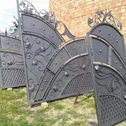 Ворота кованые модель 2 фото