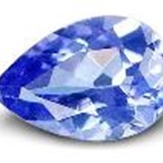 Сапфир Синий “Груша“, драгоценный камень, вставки для ювелирных изделий: серьги, кольца, броши, подвески, браслеты, перстни, кулоны фотография