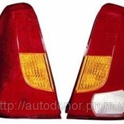 Фонарь задний левый/правый красно-желтый Dacia Logan фаза 1