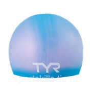 Шапочка для плавания Long Hair Wrinkle-Free Silicone Junior Cap, силикон,LCSJRL/420, голубой фото