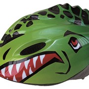 Шлем детский р-р 52-57см зеленый TYRANNOSAURUS REX VENTURA фото