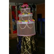 Оригинальный подарок с приколом внутри! Большой Юбилейный и Свадебный ТОРТ с сюрпризом внутри! Мальчишник, Девичник! фото