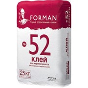 Клей для керамической плитки и керамогранита Форман 52