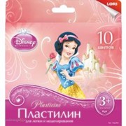 Пластилин 10цв Disney Принцессы Плд-002 Lori