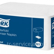 N1 - Tork Counterfold диспенсерные салфетки - 250 шт/ уп, 1 слой фото