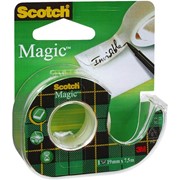 Клейкая лента Scotch® Magic™ в диспенсере, 19 мм х 7,62 м. (3M)