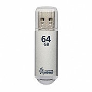 Флешка USB накопитель Smartbuy 64GB V-Cut Silver