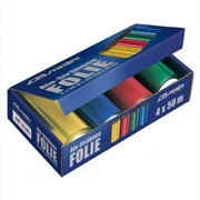Набор четырехцветной фольги для мелирования 4 рулона по 50 м фото