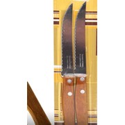 Набор кухонных ножей 12 шт коричневые
