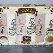 Набор полотенец Nilteks Кофе с печеньем 6*45х70