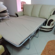 Кожаный комплект PALERMO, кожаный раскладной диван,кожаная мебель.