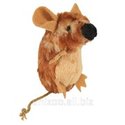 Игрушка для кошек Мышь плюшевая с пищалкой Trixie, 8 см