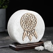 Соляная лампа 'Панно ловец снов', 21 см, 2-3 кг, микс фото