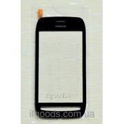 Тачскрин оригинальный / сенсор (сенсорное стекло) для Nokia Lumia 710 (черный цвет) 4850 фотография