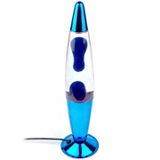 Лава лампа голубая (40 см) голубое основание