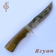 Нож Ягуан (95х18), орех. Арт. 8007 фотография