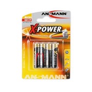 Батарейка Ansmann Alkaline Xpower AAA, LR03, AM4, MN2400 1.5V 4 шт (5015653)