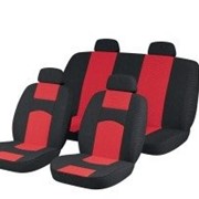 Чехлы сидений ВАЗ 2101,2102,2103,2106,2104-07,2108-99 черные с красными,синими,серыми вставками к-т