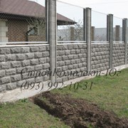 Блок заборный с рваной поверхностью Херсон фотография