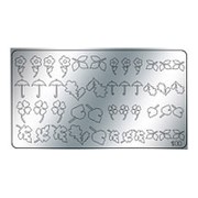 Freedecor, Металлизированные наклейки №188, серебро фотография