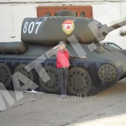 Надувная фигура (пневмофигура) – надувной танк Т-34 фото