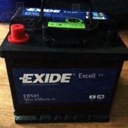 Exide Excell (EB501) (50a/ч) фото